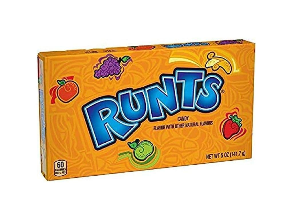 Wonka Runts Theatre Box Fruit Hard Candy
