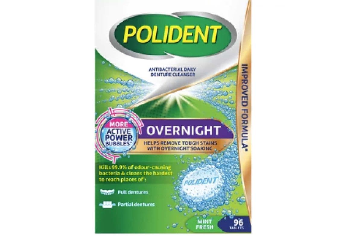 POLIDENT OVERNIGHT 96 TABLETS PACK (96 TABLETS )