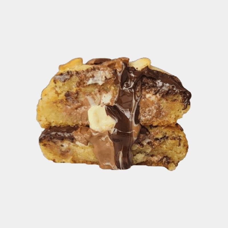 Cookie triples aux morceaux de hocolat belges / Triple Belgian Chocolate Chunks Cookies
