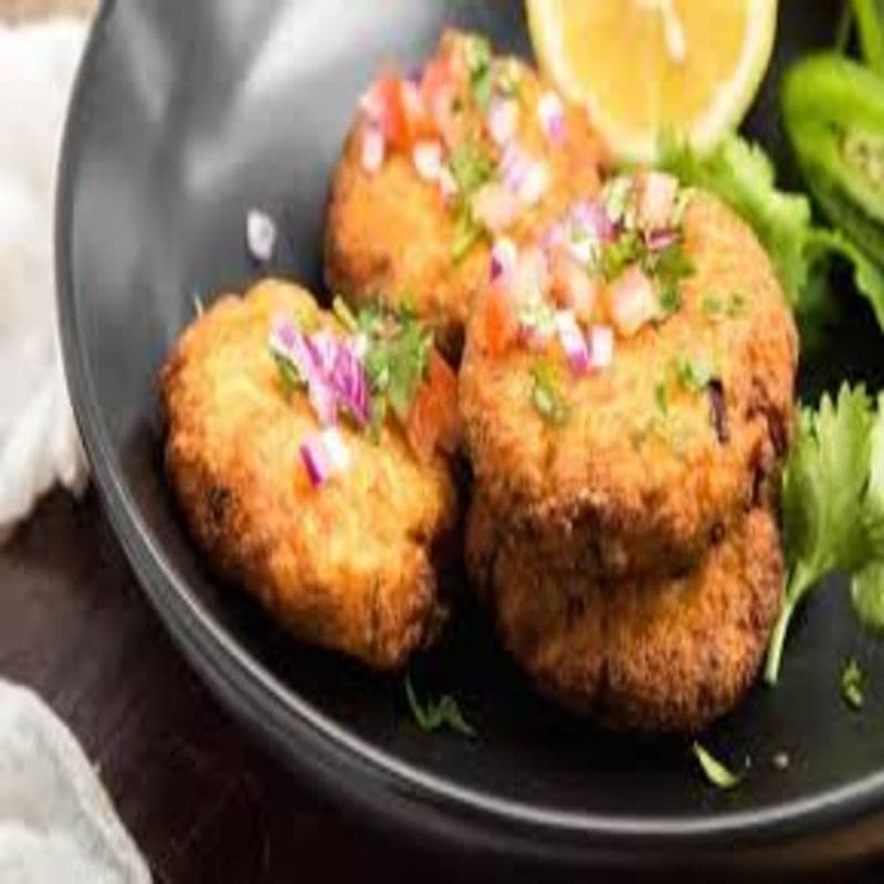 3. Crispy Aloo Tikki (3 pcs)