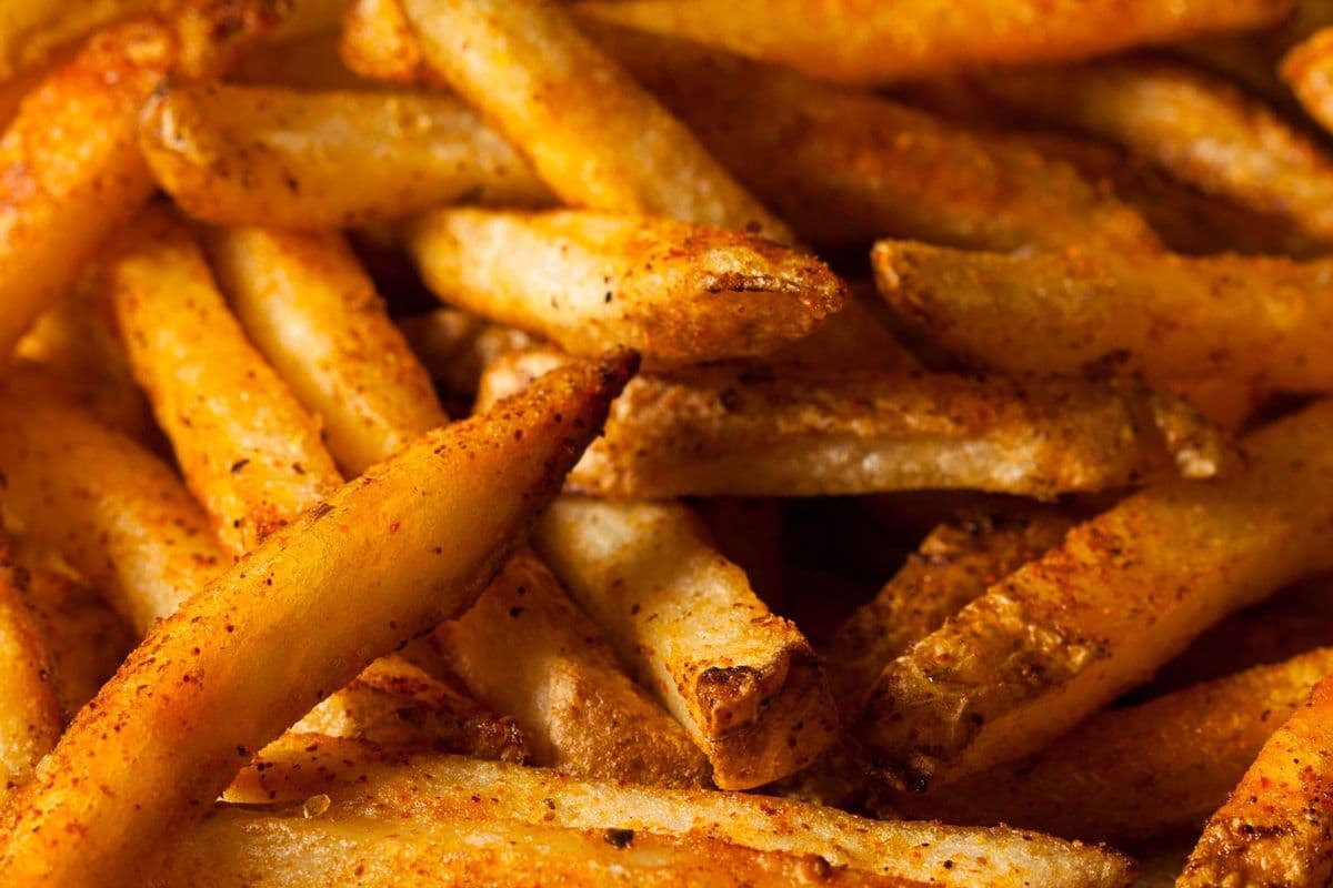 Signature Seasoned Fries with Side of Garlic Aioli