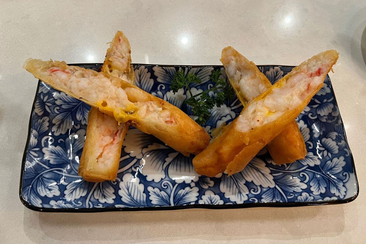 Jumbo Prawn Spring Roll 老虎蝦雙色芝士大春卷4件