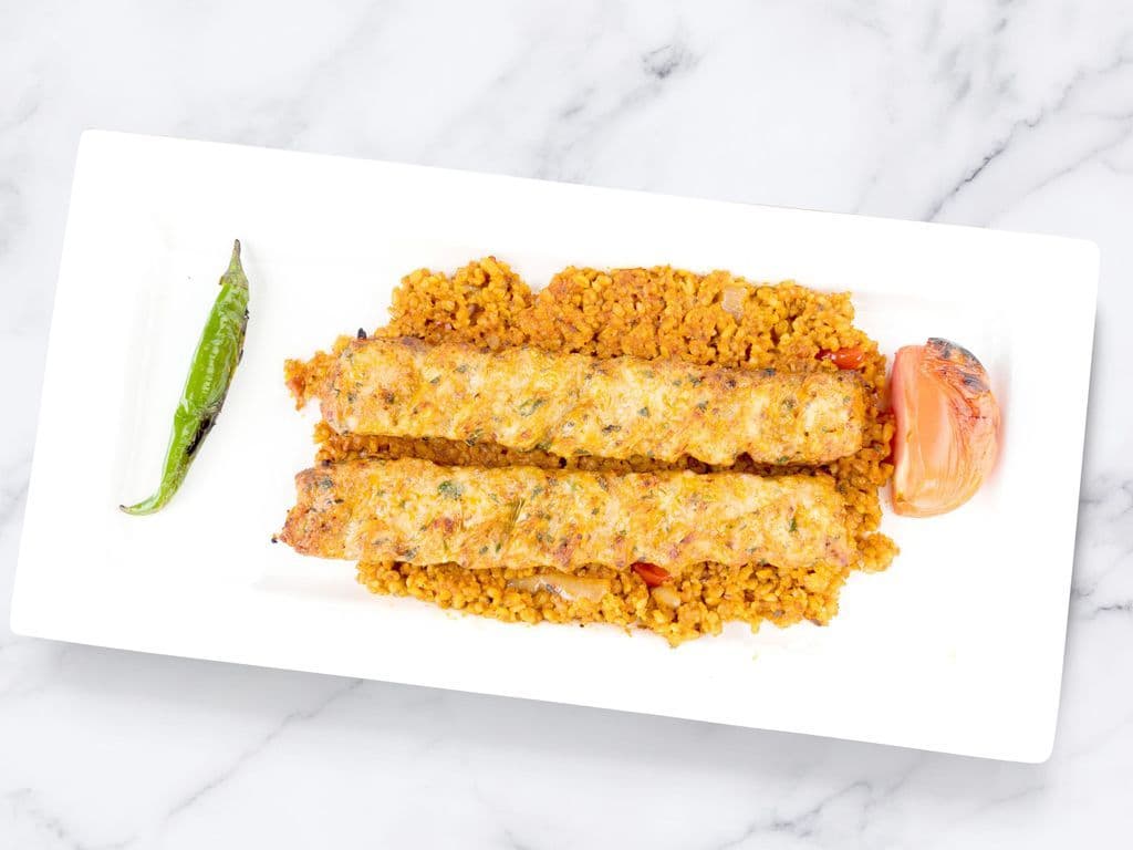 Lunch Special Chicken Adana Kebap (2 skewers)