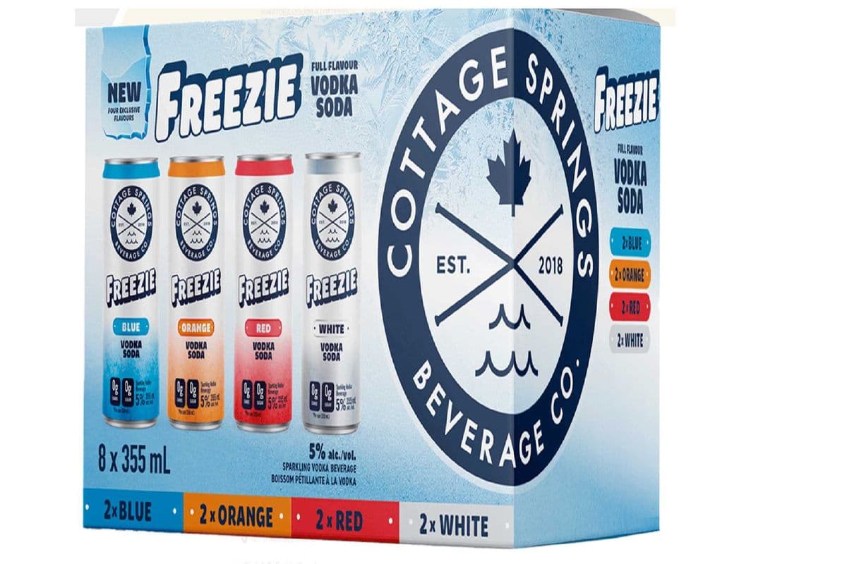 Cottage Springs VS Freezie Mixed Pack (8 x 355ml cans)