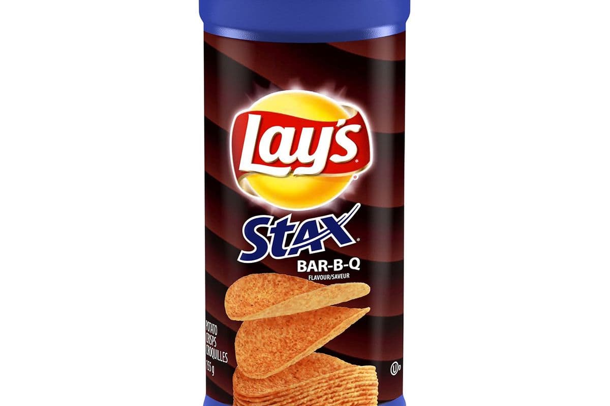 Lays Stax BBQ Can (155 gm)