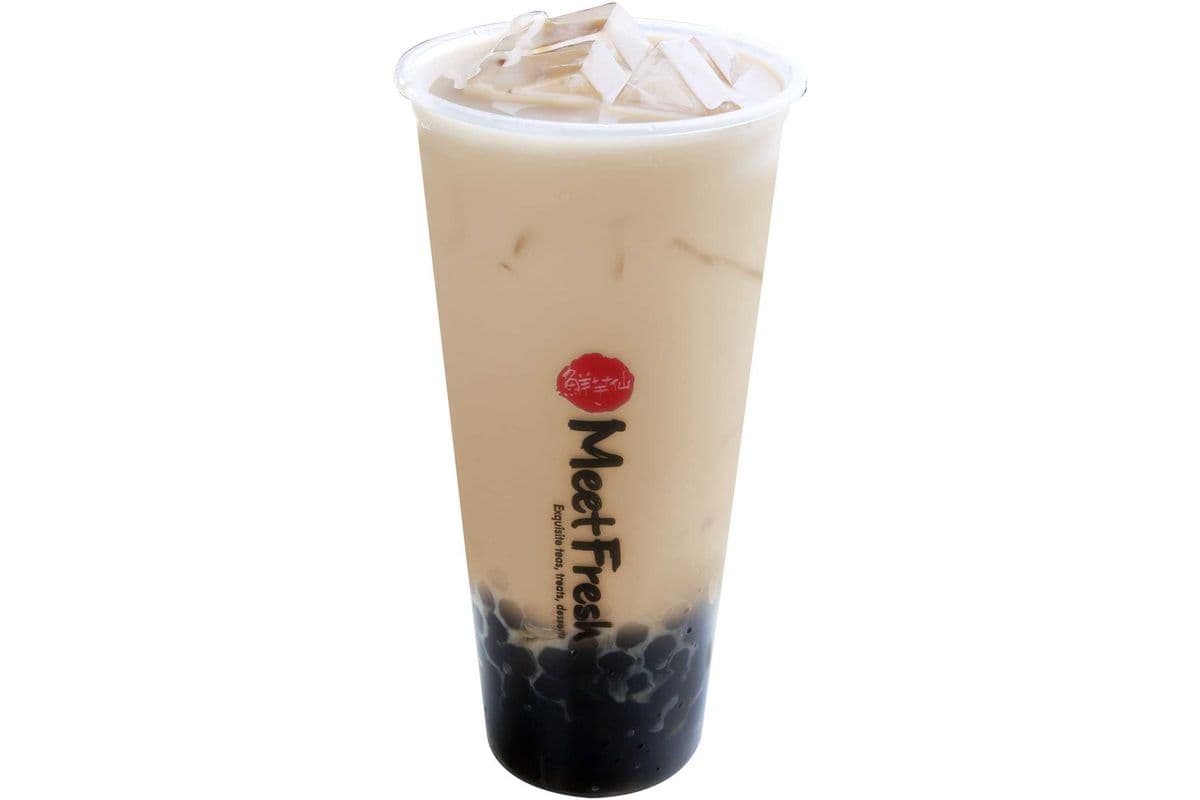 Boba Green Milk Tea (Large)