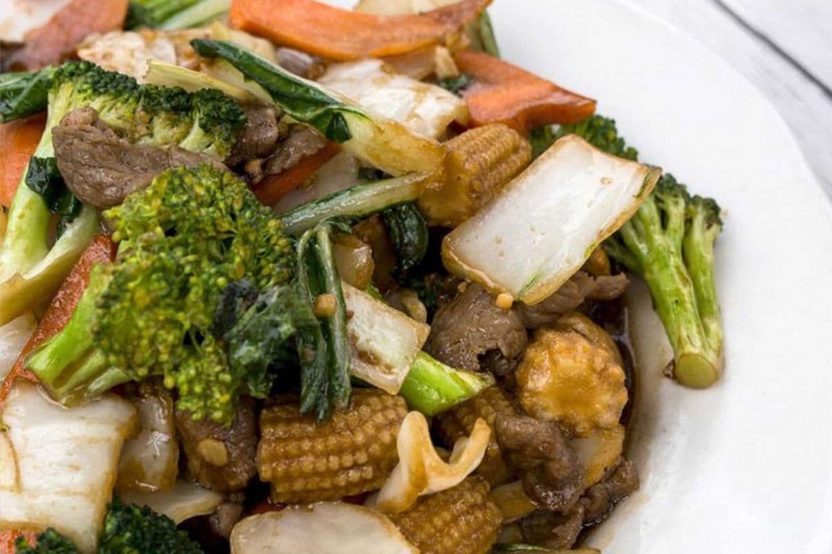 Stir-Fry Vegetables with Meat
