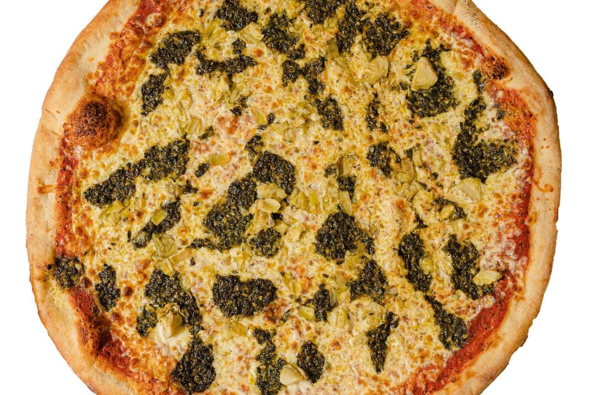 Pesto Artichoke Pizza