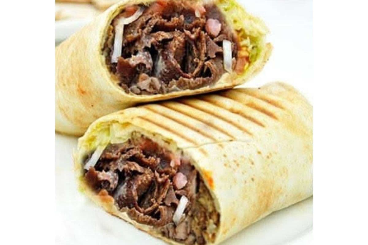 Beef shawarma/ Doner Wrap