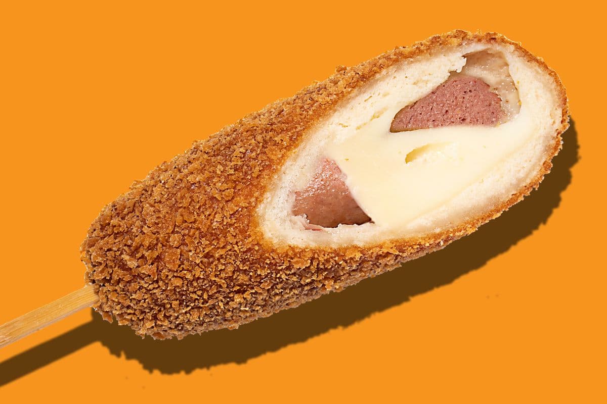 3. Hot dog au fromage mozzarella / Mozzarella Cheese Hot Dog
