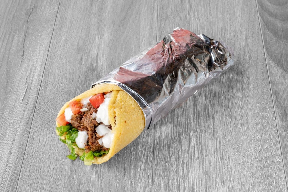 Gluten Free Donair Crumble Chickpea Wrap