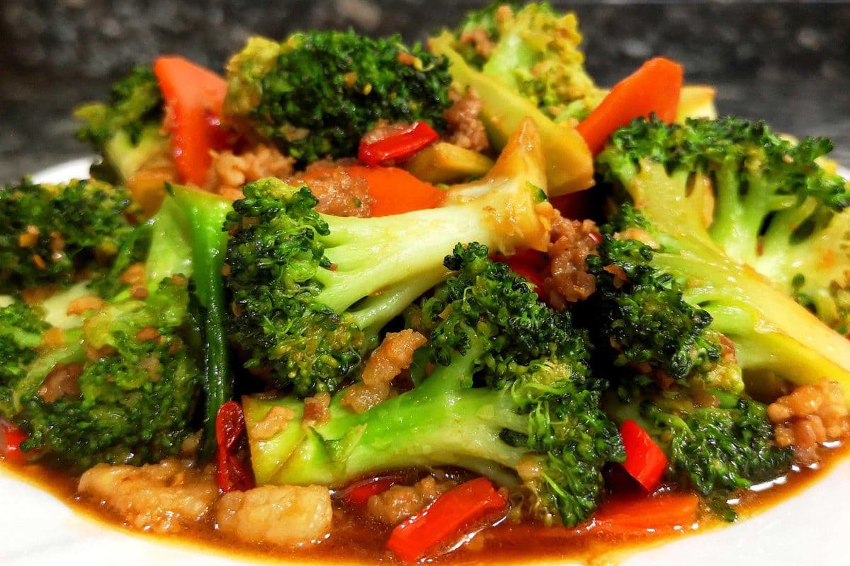 porc bbq et broccoli