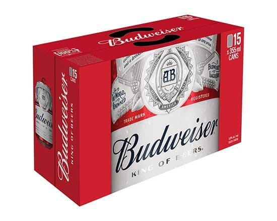 BUDWEISER (15x355ML)