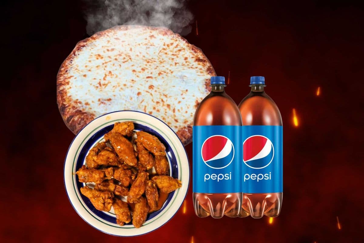 Large Pizza Special/ WINGS/Drinks