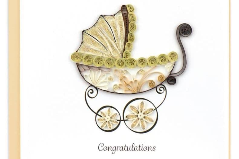 Baby Carriage Card CG803