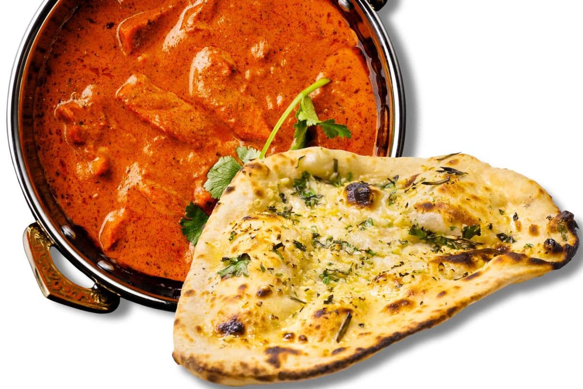 Butter Chicken Naan Meal