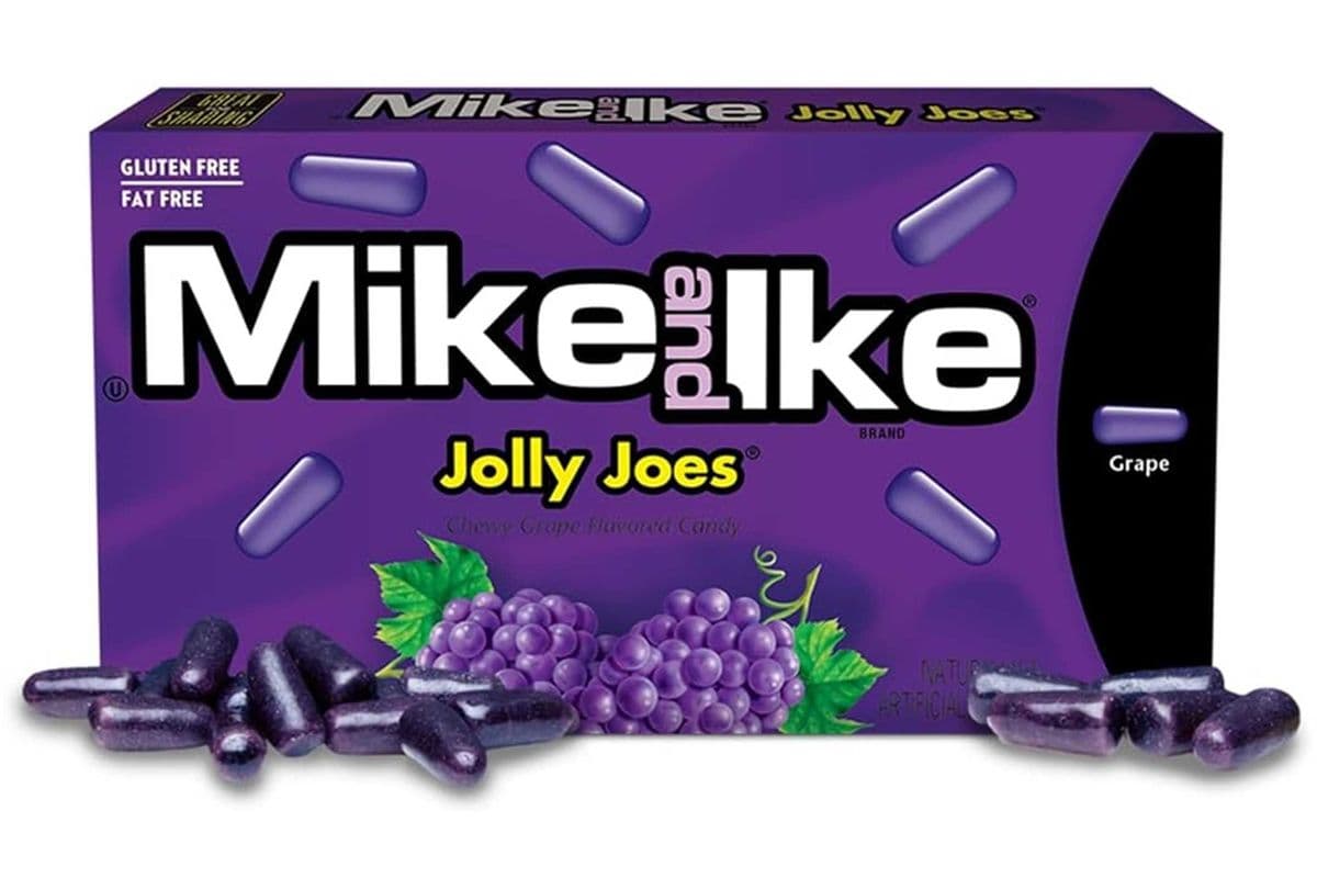 Mike and ikes Jolly Joes Chewy Grape Candy (120 g)