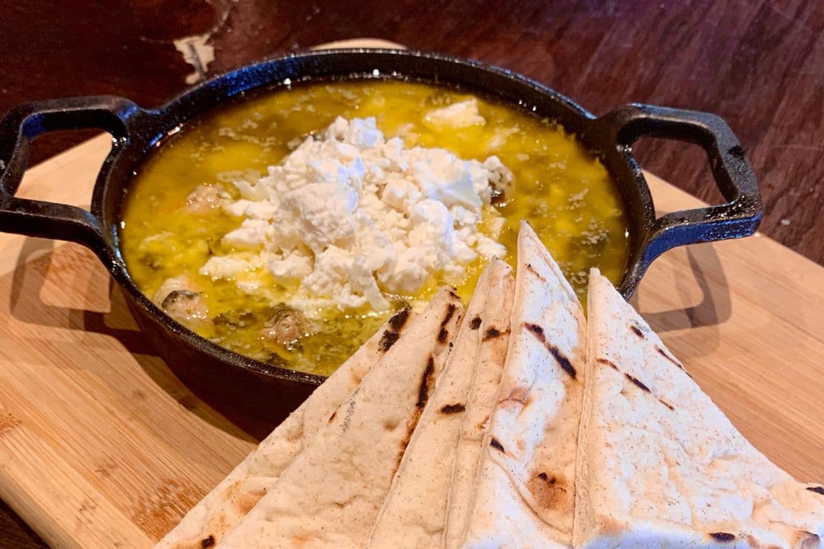 Shrimp & Feta Skillet