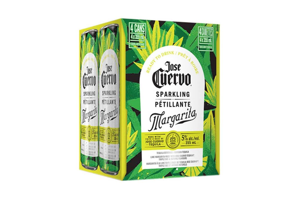 Jose cuervo sparkling margarita (4 x 355ml)