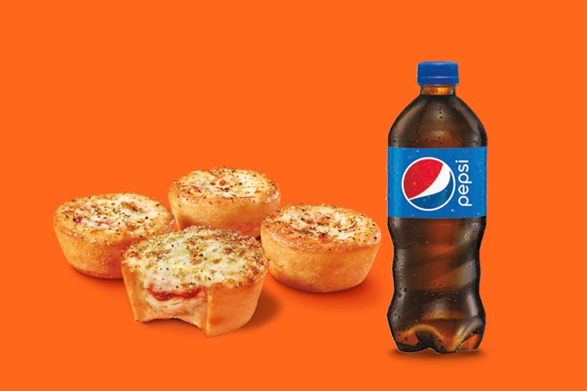 Pepperoni Crazy Puffs and 591ML Pepsi Lunch Combo