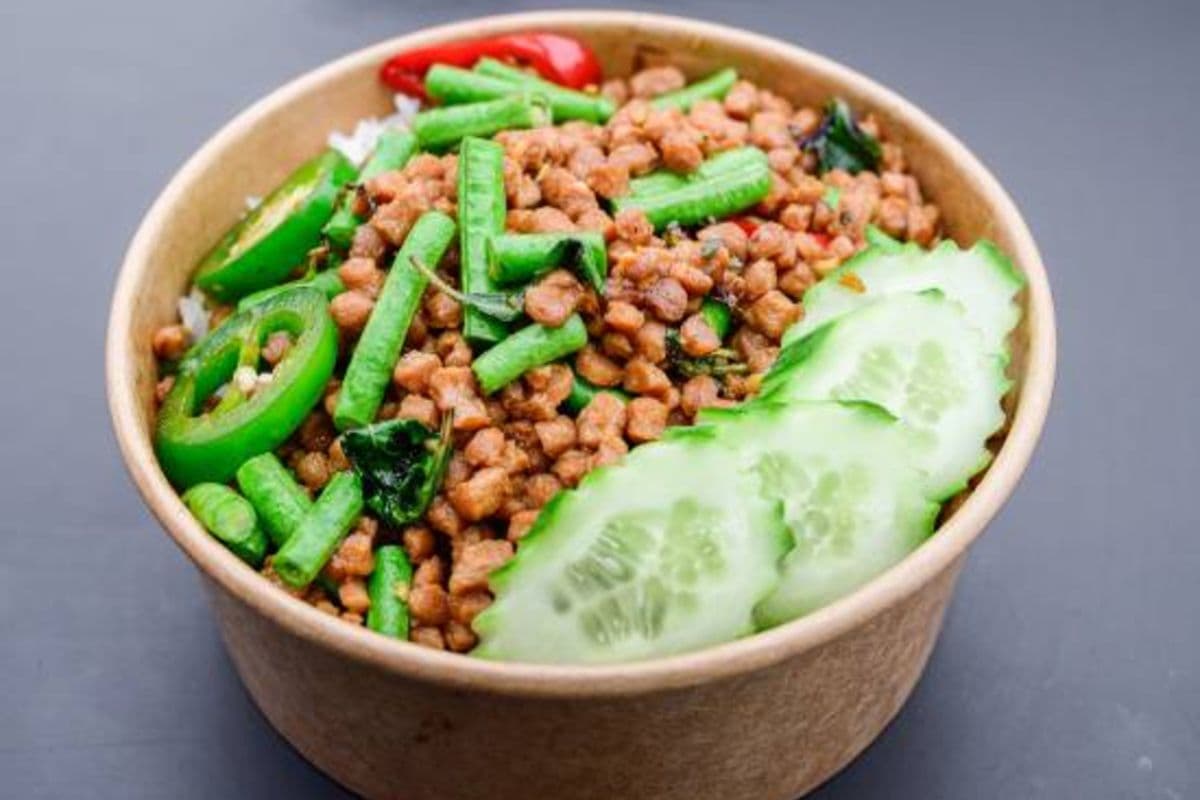 Pad Kra Prao Vegan Chicken