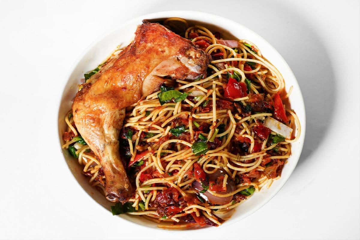 Sumptuous Jollof Pasta