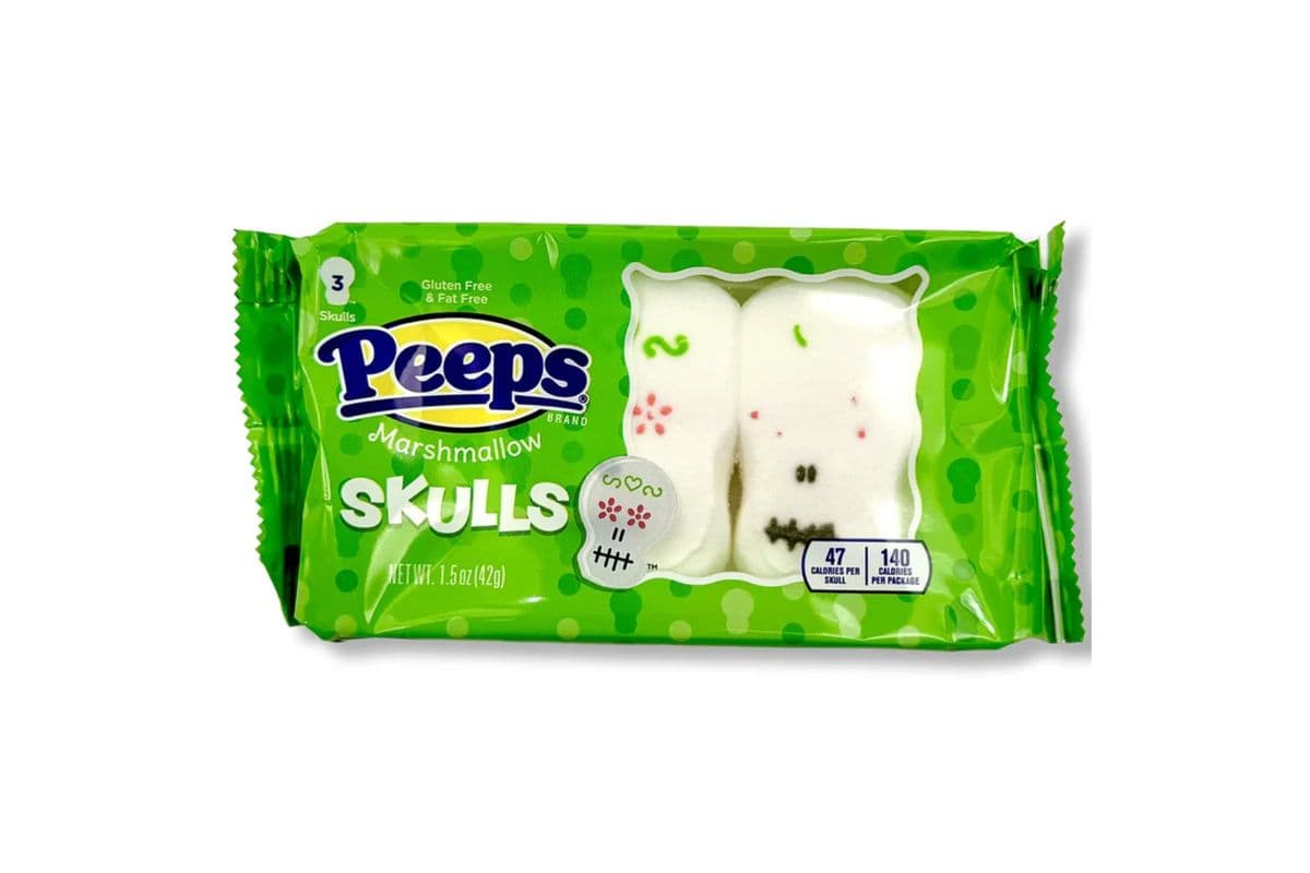 Peeps Marshmallow Skulls (3 pcs)