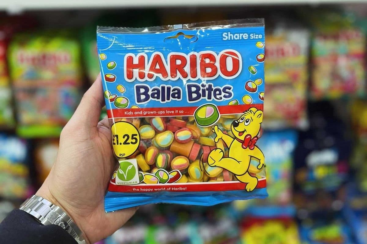 (UK) HARIBO BALLA BITES VEGETARIAN - 140G