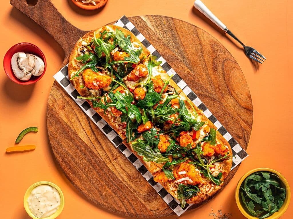 Flatbread Buffalo Cauliflower