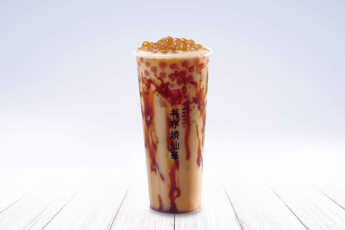 Thé au lait caramel / Caramel Bubble Milk Tea