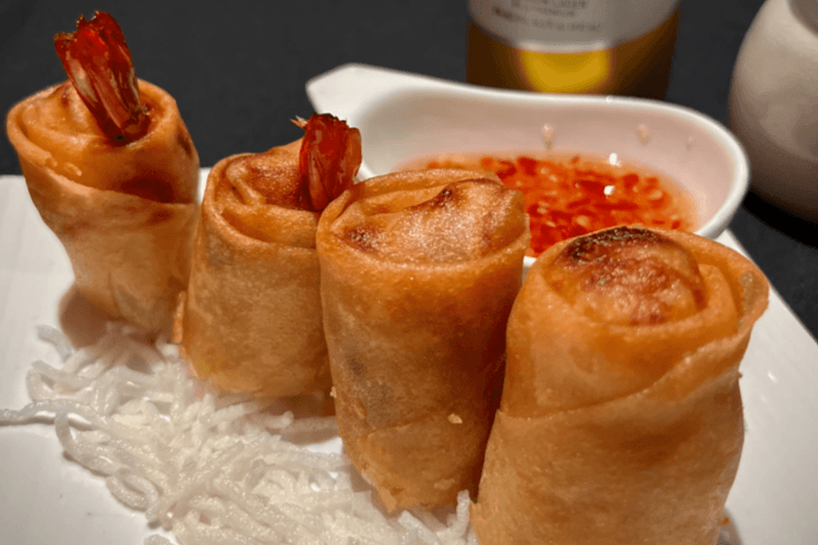 A3. Shrimp Spring Rolls