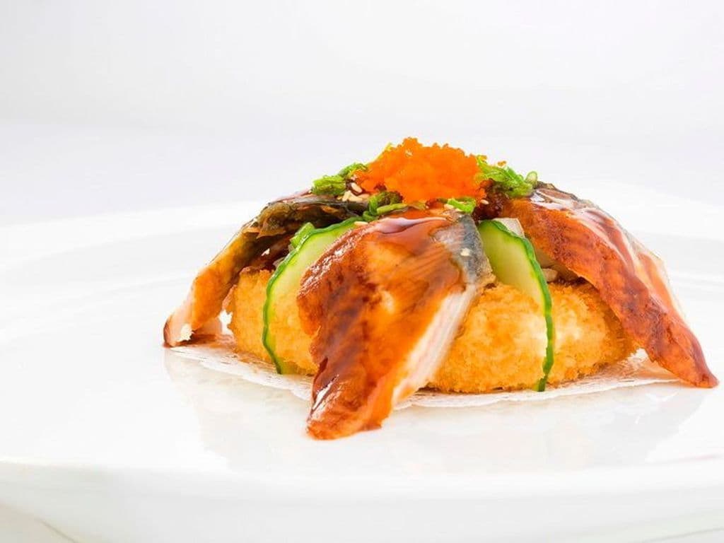 4124.Eel Sushi Pizza