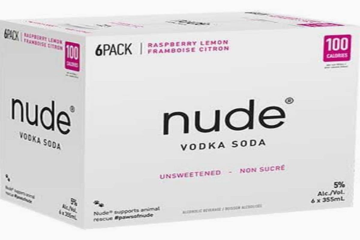 NUDE VODKA/RASPBERRY/LEMON SODA (6 x 355ML)