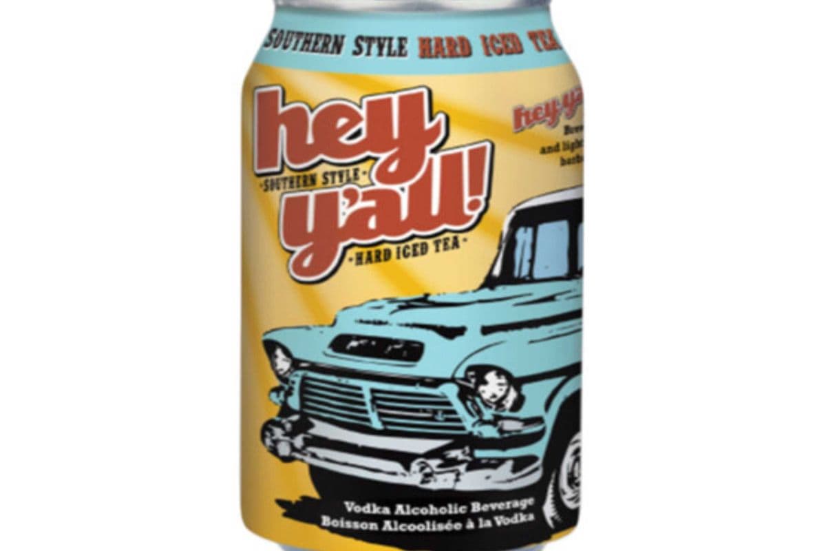 Hey Y'all hard Iced Tea (458 ml Can) (1 x 473 ML )