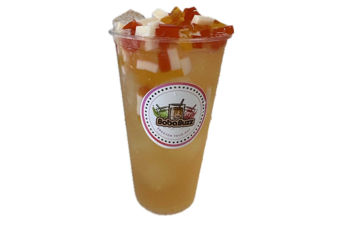 Lychee Grapefruit Rainbow Jelly