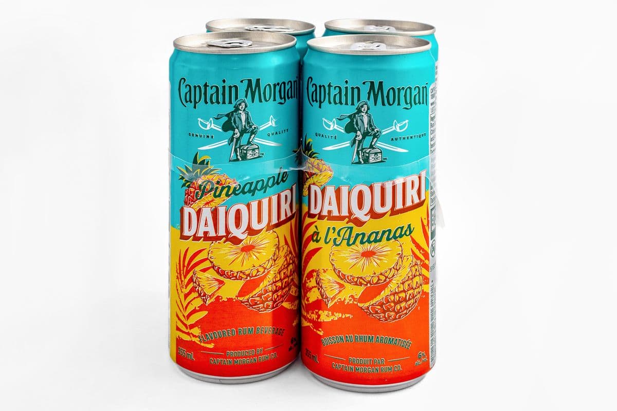 CAPTAIN MORGAN PINEAPPLE DAIQUIRI (4 x 355ml)
