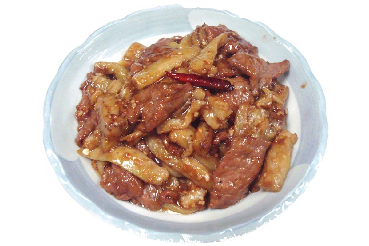 184. Beef or Eggplant with XO Sauce X0醬茄子牛肉