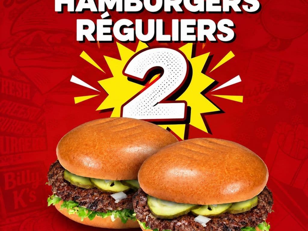HAMBURGER PROMO (2/13$)*