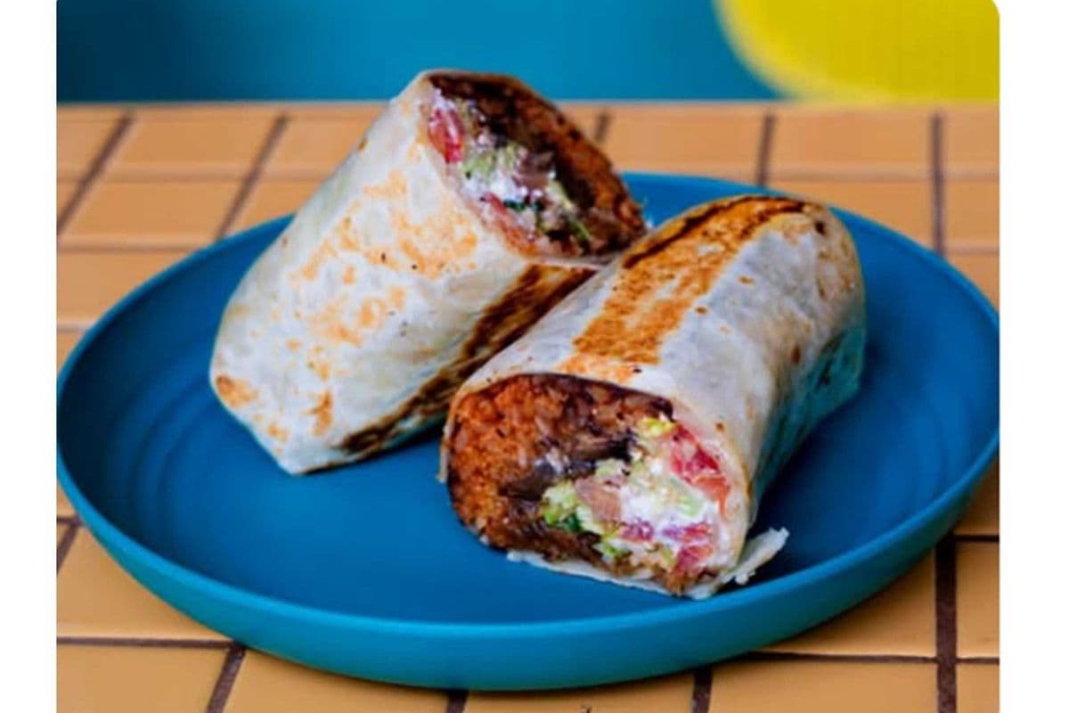 Mushroom Tinga Burrito