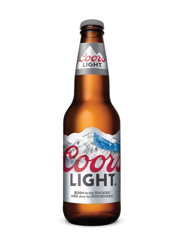 S104. Coors Light, Bottled Beer (12 oz)
