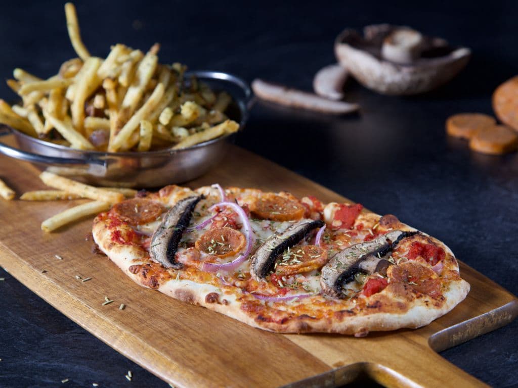 Duetto Salsiccia E Portobellos