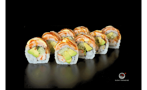 190Q. Torch salmon sushi Roll (8Pcs)