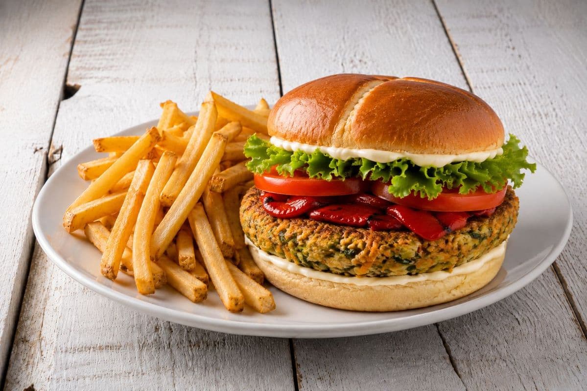 BURGER VÉGÉTARIEN MAISON