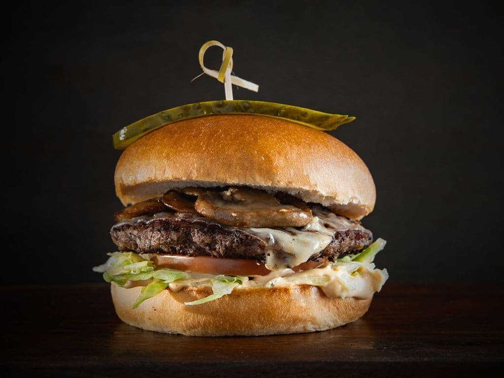 Truffle Mushroom Blaze Burger