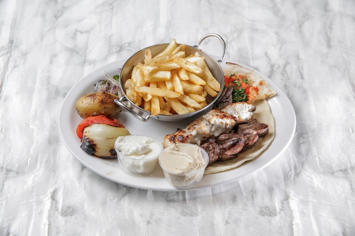 Half BBQ Beef Platter