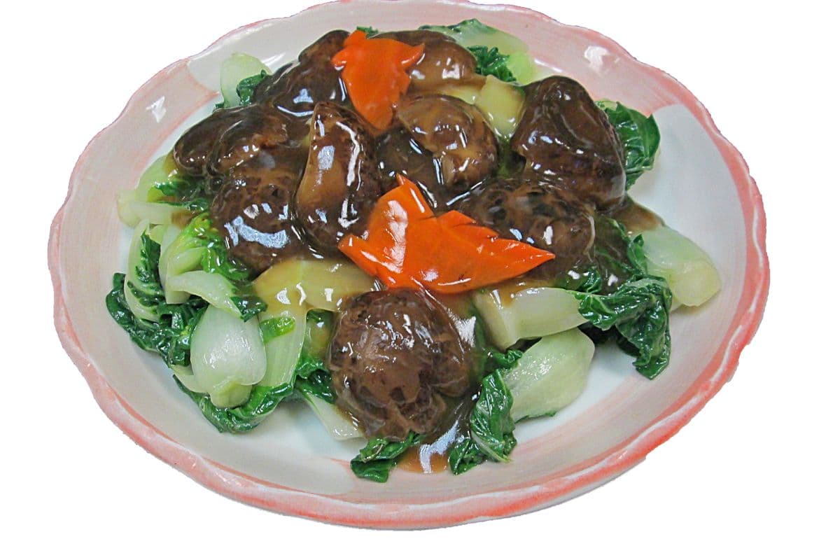 145. Baby Bok Choy with Chinese Mushroom 冬茹扒白菜苗