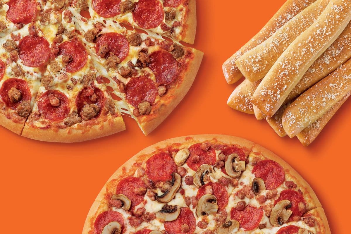 Large Bundle #3 - Two Large 14" Pizzas and Crazy Bread®