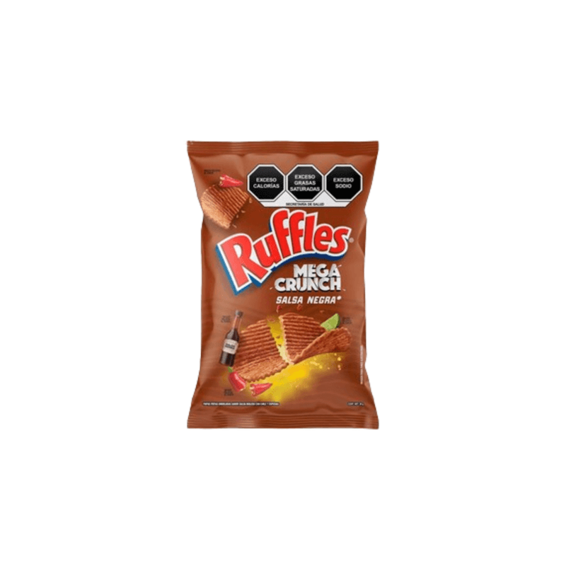 Mega Crunch Salsa Negra Ruffles - Mexico (38g)