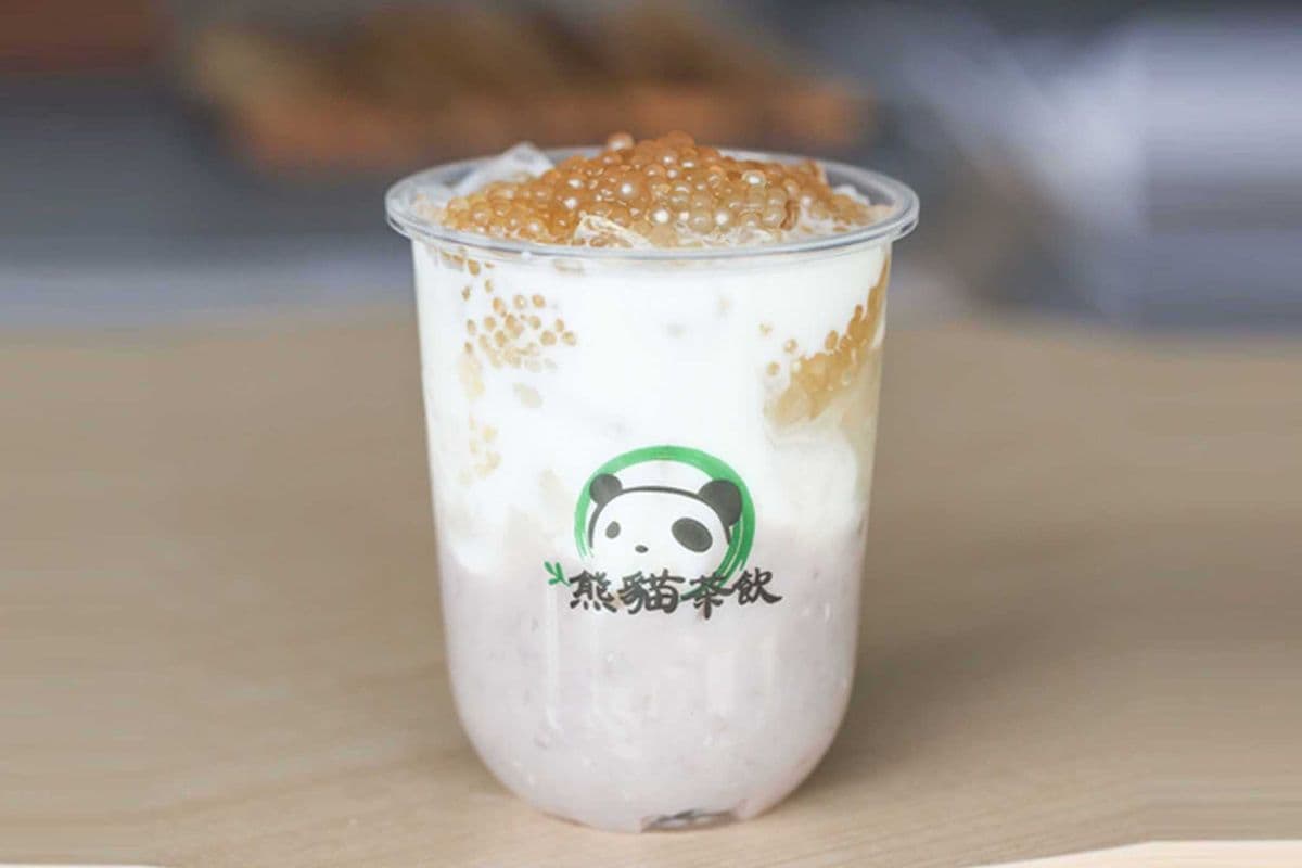 Taro Puree Sago Milk 芋泥西谷米鮮奶