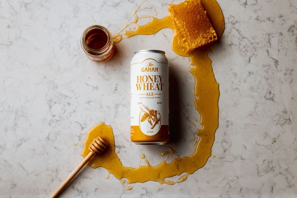 Gahan Honey Wheat Ale (1 x 473ml Can)